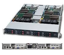 SYS-1026TT-IBQF, Серверная платформа Supermicro SYS-1026TT-iBQF Twin; 1U, 2x(2-Nehalem; 4x2.5" SAS; upto 48 GB 1333 DDR3 ECC Reg, IB 40G) 