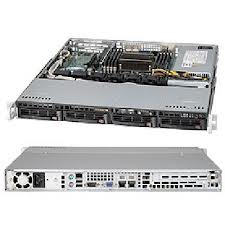 SYS-5017C-URF, Серверная платформа 1U SuperMicro SuperServer 5017C-URF, 4x 3.5" HS HDD, 500W Redundant High-Efficiency PS, SYS-5017C-URF 