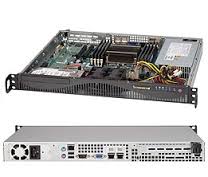 SYS-5017R-MF, Серверная платформа Серверная платформа Supermicro SYS-5017R-MF; 1U, 350W; Single E5-2600/E5-1600, Socket R - s2011; Intel C602, UpTo 256 
