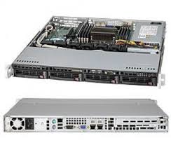 SYS-6017R-NTF, Серверная платформа Supermicro SERVER SYS-6017R-NTF (X9DRW-iF, CSE-815TQ-600WB) (LGA2011 DUAL,C602,SVGA,SATA RAID,4x3.5'' HotSwap,2xGbLAN,16xDDRIII DIMM,1U,rackmount,600W)