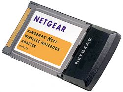 WN511B-100ISS, NetGear PC Card беспроводной адаптер RangeMax NEXT draft-802