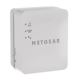 WN1000RP-100PES, NETGEAR Universal Wireless-N 150 Mbps Repeater (No LAN) in a small housing for direct connection to power outlet
