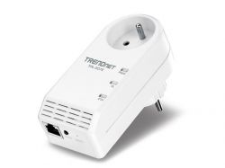 TPL-307E, TRENDNET TPL-307E Powerline HomePlug AV 200 Мбит/с адаптер с интерфейсом Ethernet 10/100 Мбит/с и дополнительной розеткой