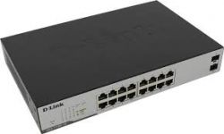 DGS-1100-18, Коммутатор D-Link DGS-1100-18 EasySmart с 16 портами 10/100/1000Base-T и 2 портами 1000Base-X SFP