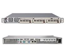 SYS-8014T-TB, Серверная платформа Supermicro SYS-8014T-TB; 1U, 4*71xx, Intel E8501; upto 64GB DDR2 in 16 slots, SATA, 1000W 