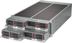 SYS-F617R3-FT, Серверная платформа Supermicro SuperServer F617R3-FT - 8 nodes - cluster - rack-mountable - 4U - 2-way - RAM 0 MB - no HDD - G200eW - Gigabit LAN - Monitor : none.