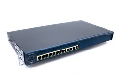 WS-C2950-12-OEM, Коммутатор Cisco WS-C2950-12-OEM Catalyst 2950 12 портов 10/100 BaseTX RJ-45 максимальное количество MAC адресов сети 8000 с коммутационной шиной на 8.8Гбит/сек