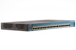 WS-C2950C-24, Коммутатор Cisco WS-C2950C-24 24 порта 10/100 ports с 2 портами 100BASE-FX uplinks, Enhanced Image