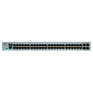 WS-C2960L-48TS-LL, Коммутатор Cisco WS-C2960L-48TS-LL 48 портов Ethernet 1 Гбит/с, 4 uplink/стек/SFP (до 1 Гбит/с), установка в стойку, USB-порт, размеры 445 x 44 x 240 мм, вес 2.98 кг