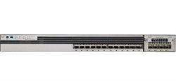 WS-C3850-12XS-S, Коммутатор Cisco WS-C3850-12XS-S= Cisco Catalyst C3850-12XS-S Switch Layer 3 - 12 SFP/SFP+ - 1G/10G - IP Base - Wireless controller - managed- stackable