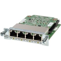 EHWIC-4ESG, Модуль Cisco EHWIC-4ESG 4 port 10/100/1000 Ethernet switch interface card
